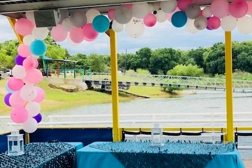 a group of people sitting at a table