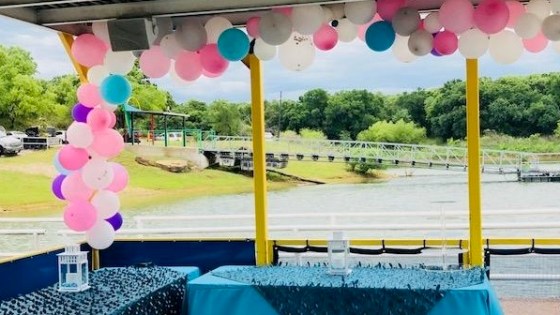 a group of people sitting at a table