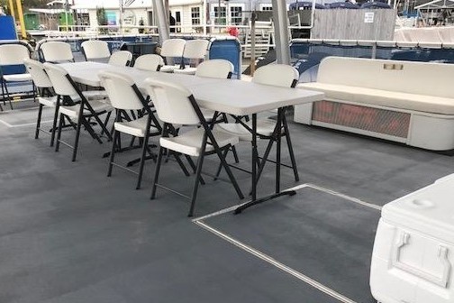 a group of people sitting at a table