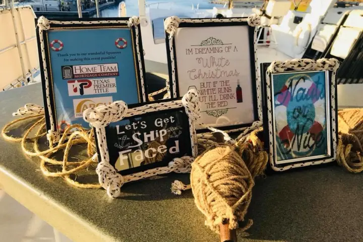 a stack of flyers on a city street