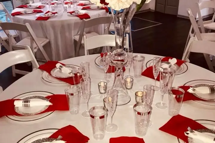 a bunch of food on a table