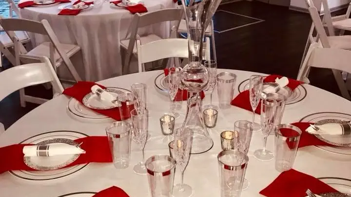 a bunch of food on a table