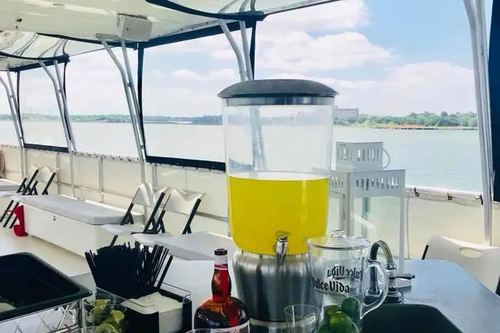 a boat sitting on top of a table