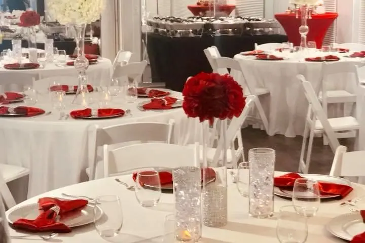 a group of people sitting at a dining table