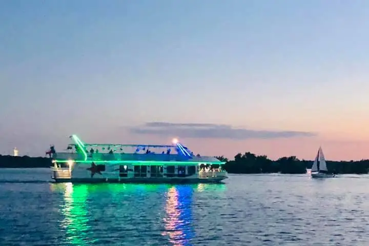 a boat on a body of water