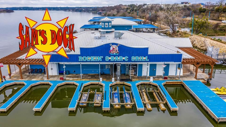 a boat parked on the side of a building