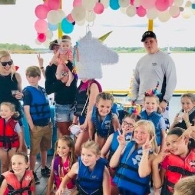 a group of people posing for the camera