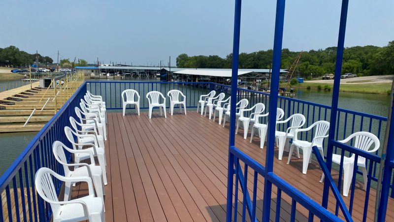 a bridge over a body of water