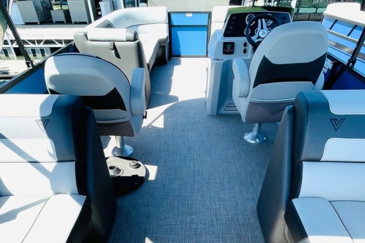 a desktop computer sitting on top of a car