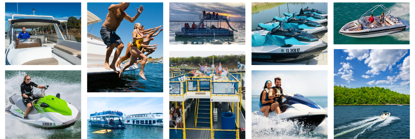 a person jumping into the water